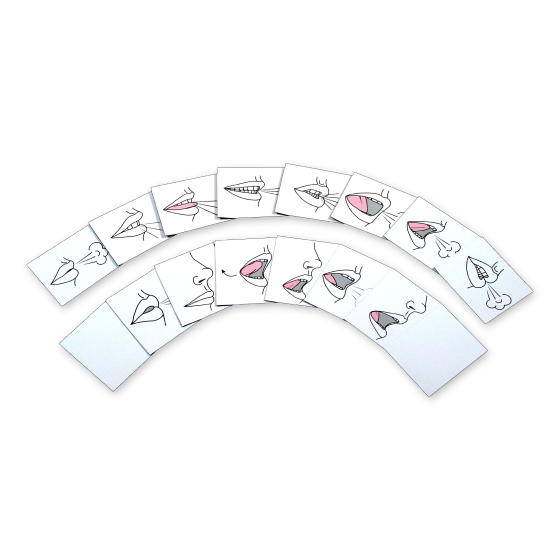 Magnetic Consonant Mouth Picture Set