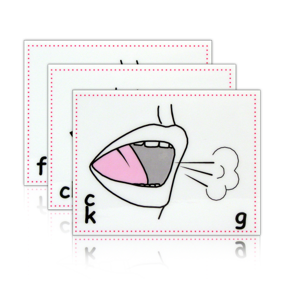 Laminated Consonant Mouth Picture Set