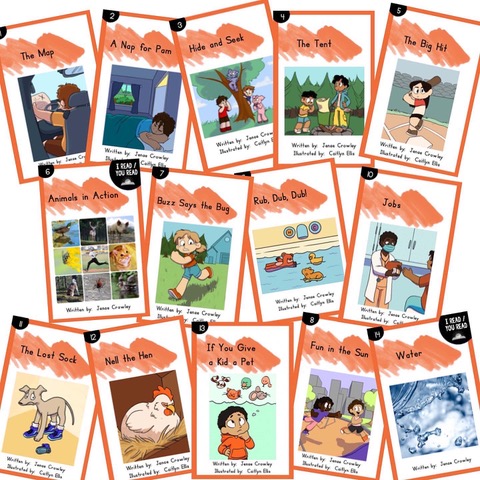 Kindergarten Decodable Book Set (14 Titles)