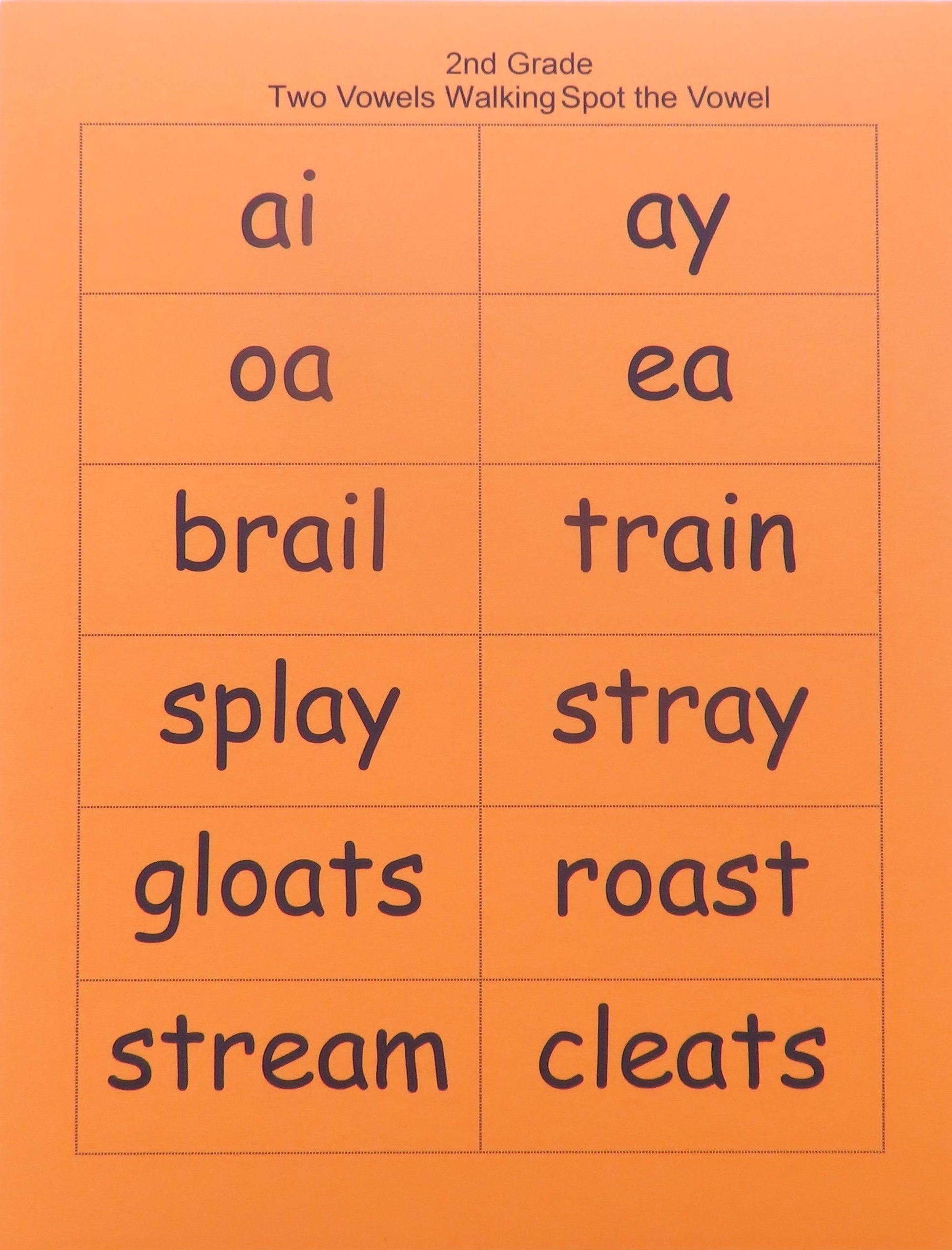 Second Grade Flash Card Packet